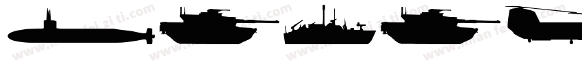 Military Kid字体转换